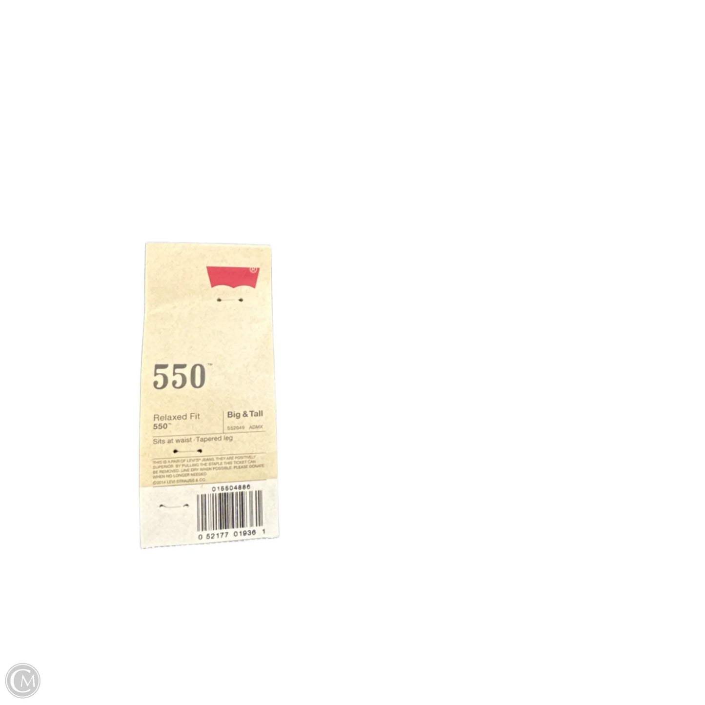 Jeans Wide Leg By Levis In Blue Denim, Size: 28