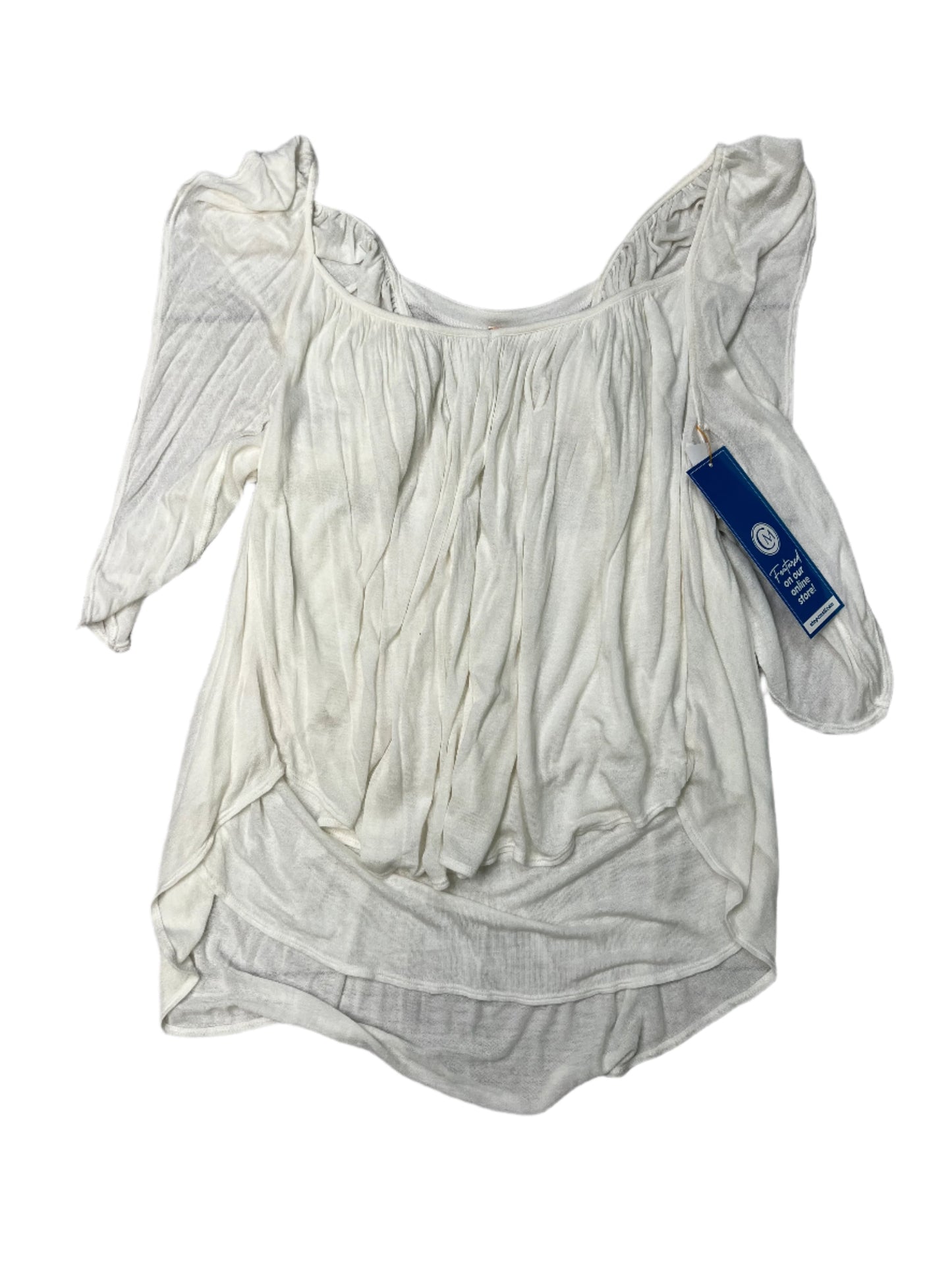 Top Sleeveless By Free People In Cream, Size: S