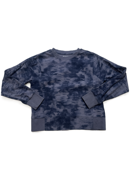 Athletic Top Long Sleeve Crewneck By Athleta In Tie Dye Print, Size: Xs