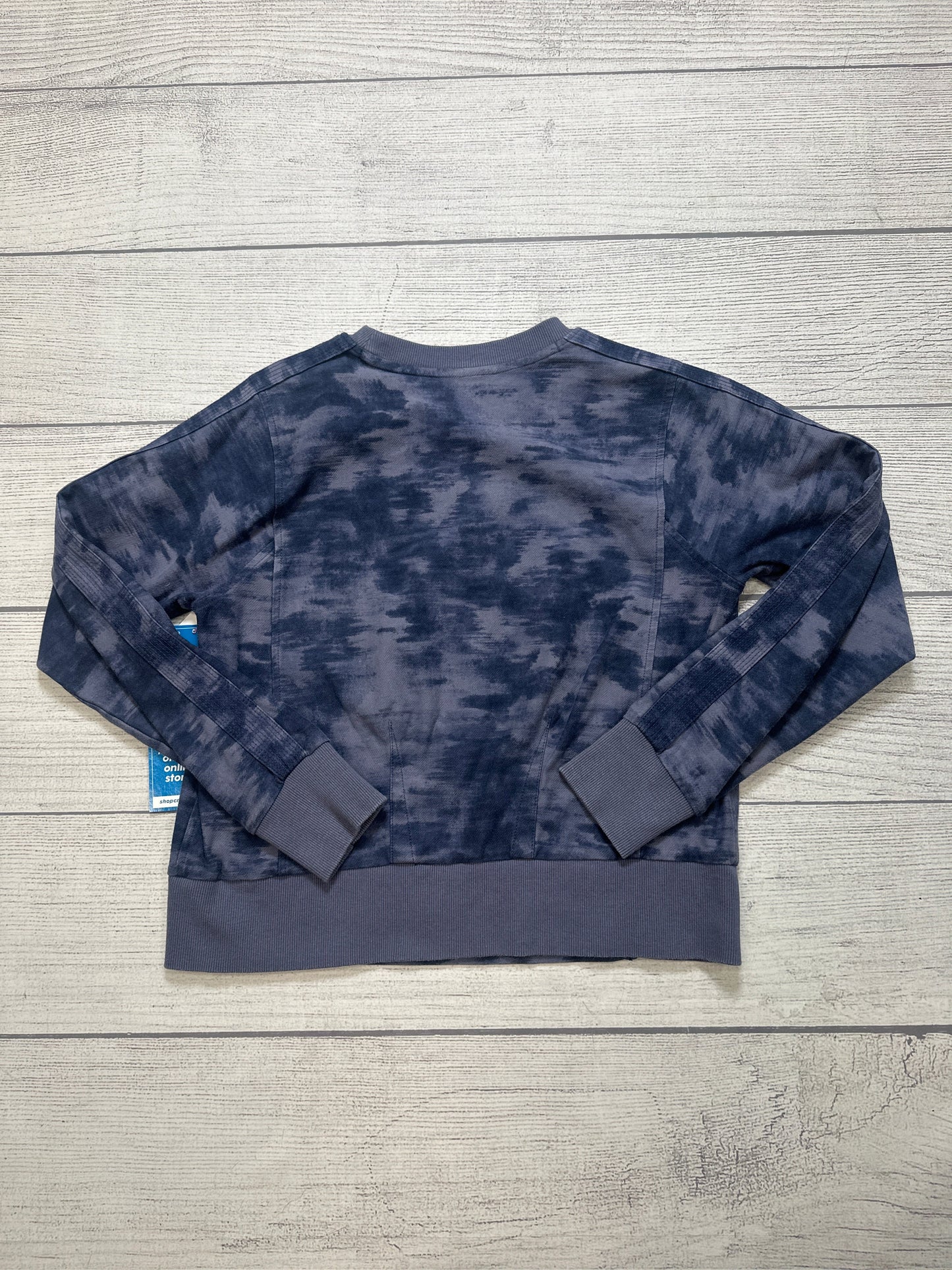 Athletic Top Long Sleeve Crewneck By Athleta In Tie Dye Print, Size: Xs