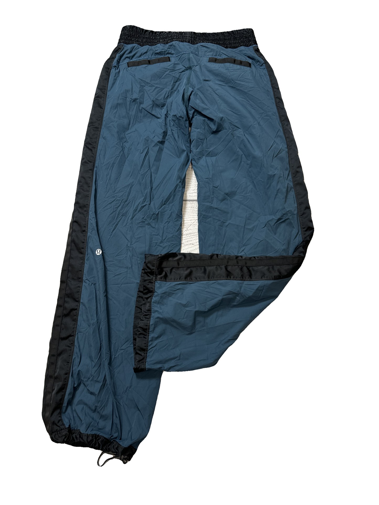 Athletic Pants By Lululemon In Black & Blue, Size: S