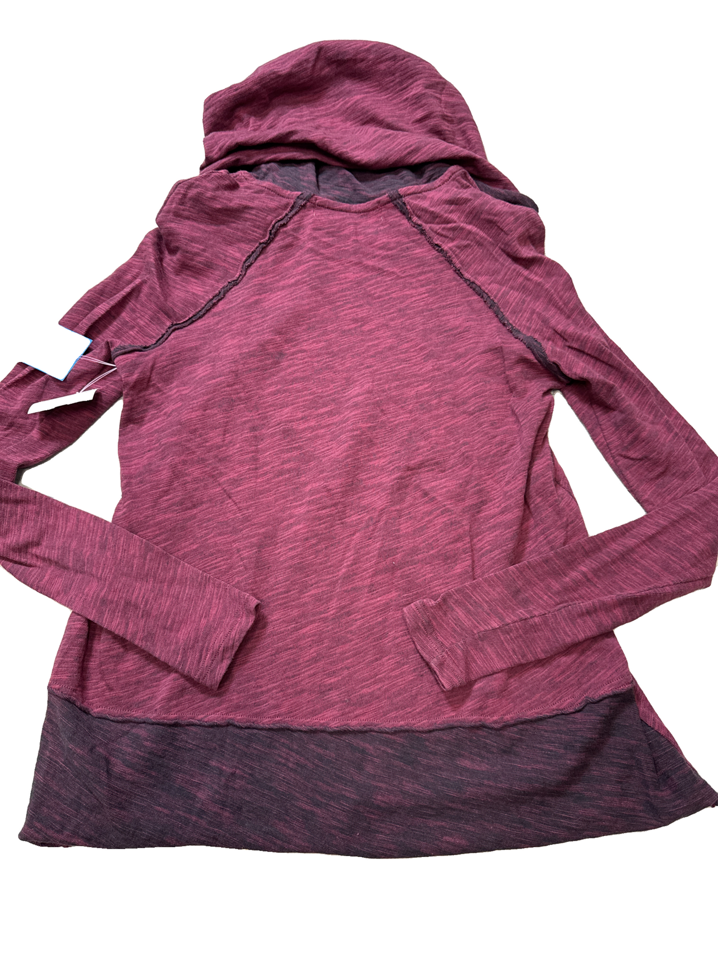 Top Long Sleeve By Free People In Maroon, Size: Osfm