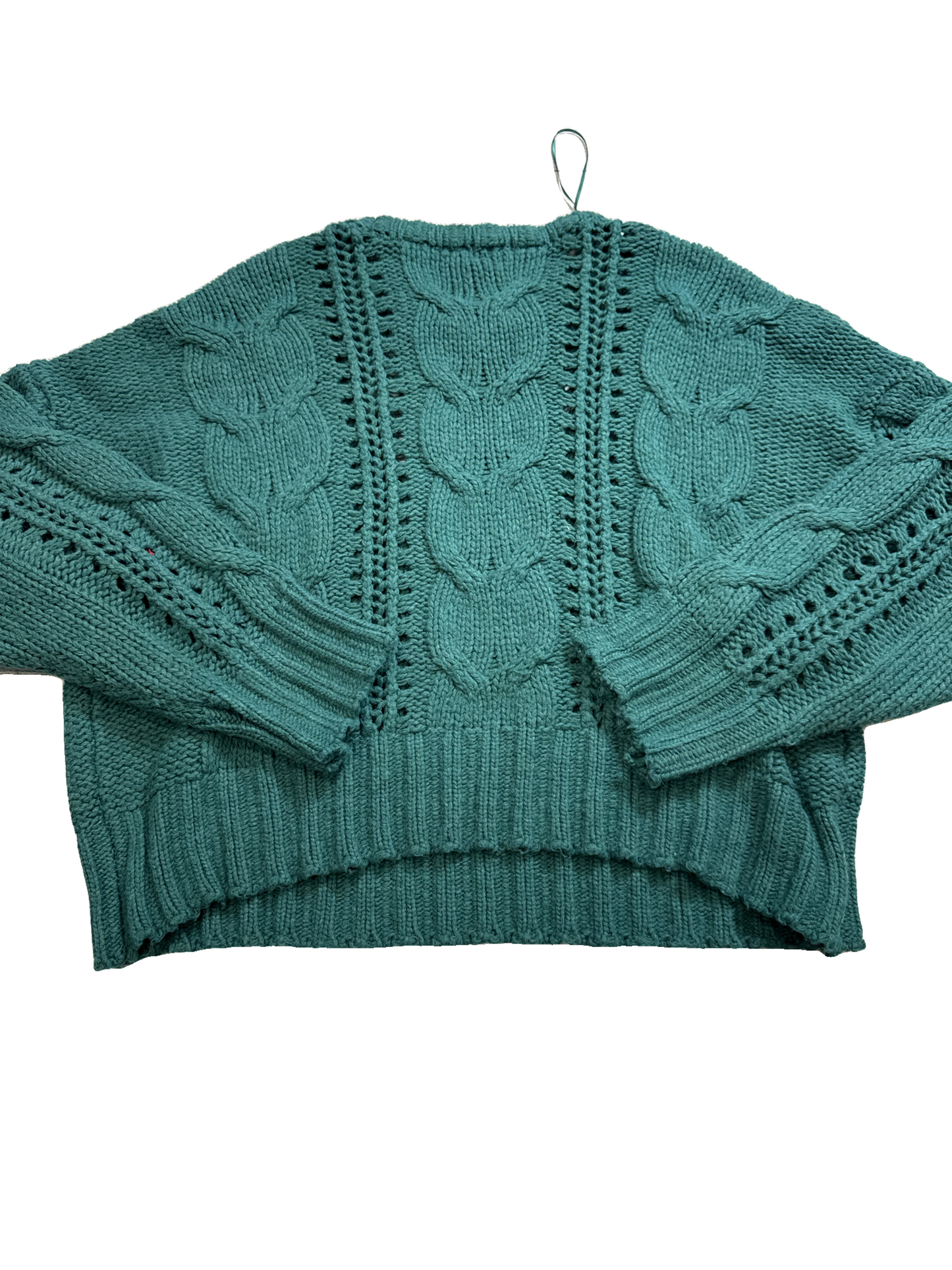 Sweater By Arizona In Teal, Size: Xl