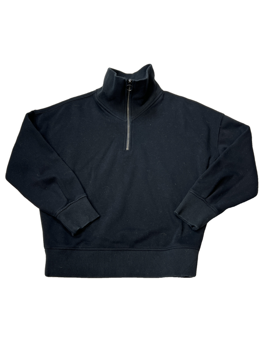 Athletic Sweatshirt Collar By Athleta In Black, Size: Xs