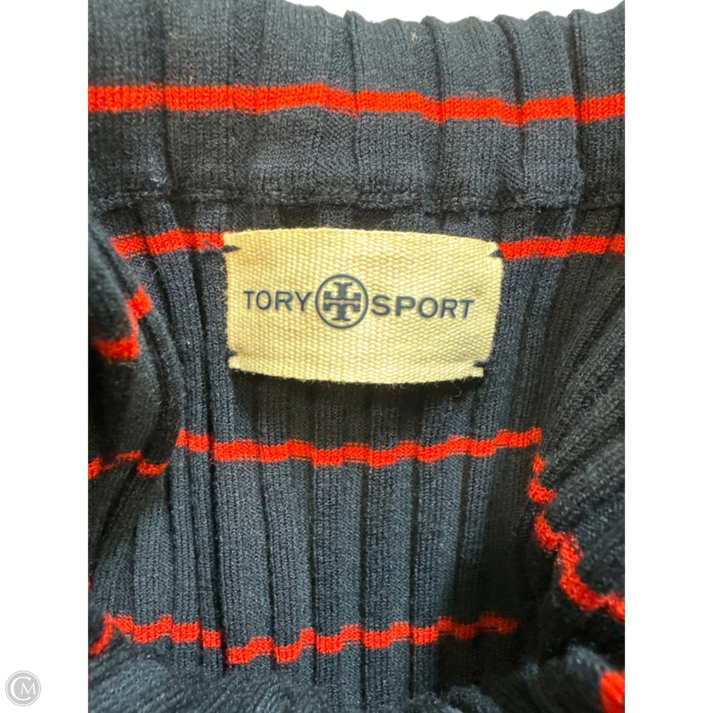 Top Long Sleeve Designer By Tory Burch In Striped Pattern, Size: S