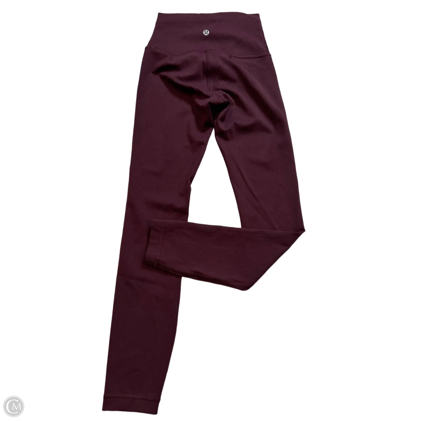Athletic Leggings By Lululemon In Maroon, Size: Xs