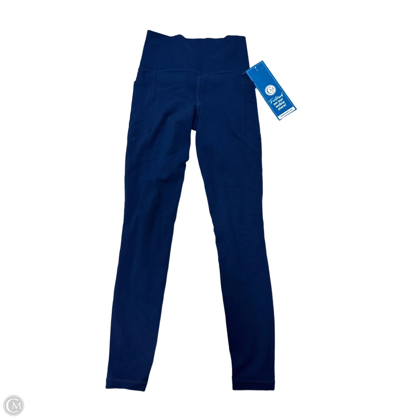 Athletic Leggings By Athleta In Blue, Size: Xxs