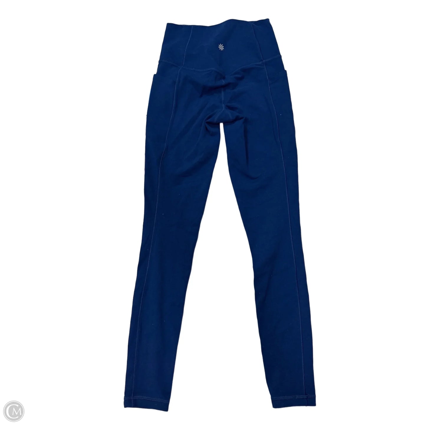 Athletic Leggings By Athleta In Blue, Size: Xxs