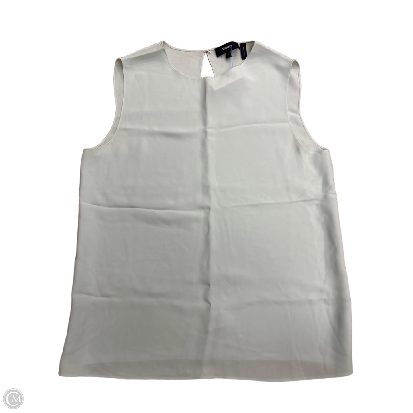 Top Sleeveless By Theory In Green, Size: S