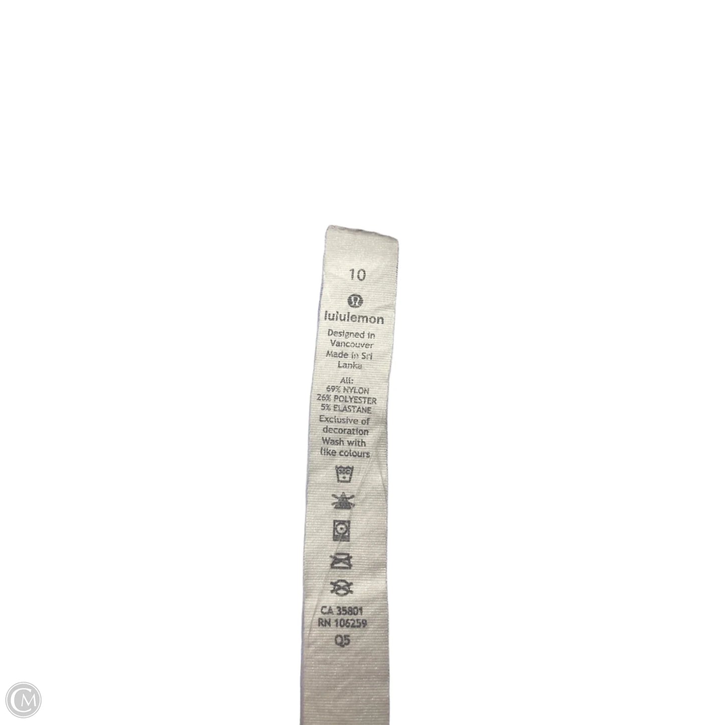 Top Long Sleeve By Lululemon In Purple, Size: M