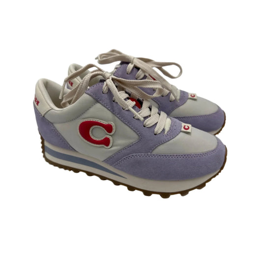 Shoes Designer By Coach In Purple, Size: 5.5