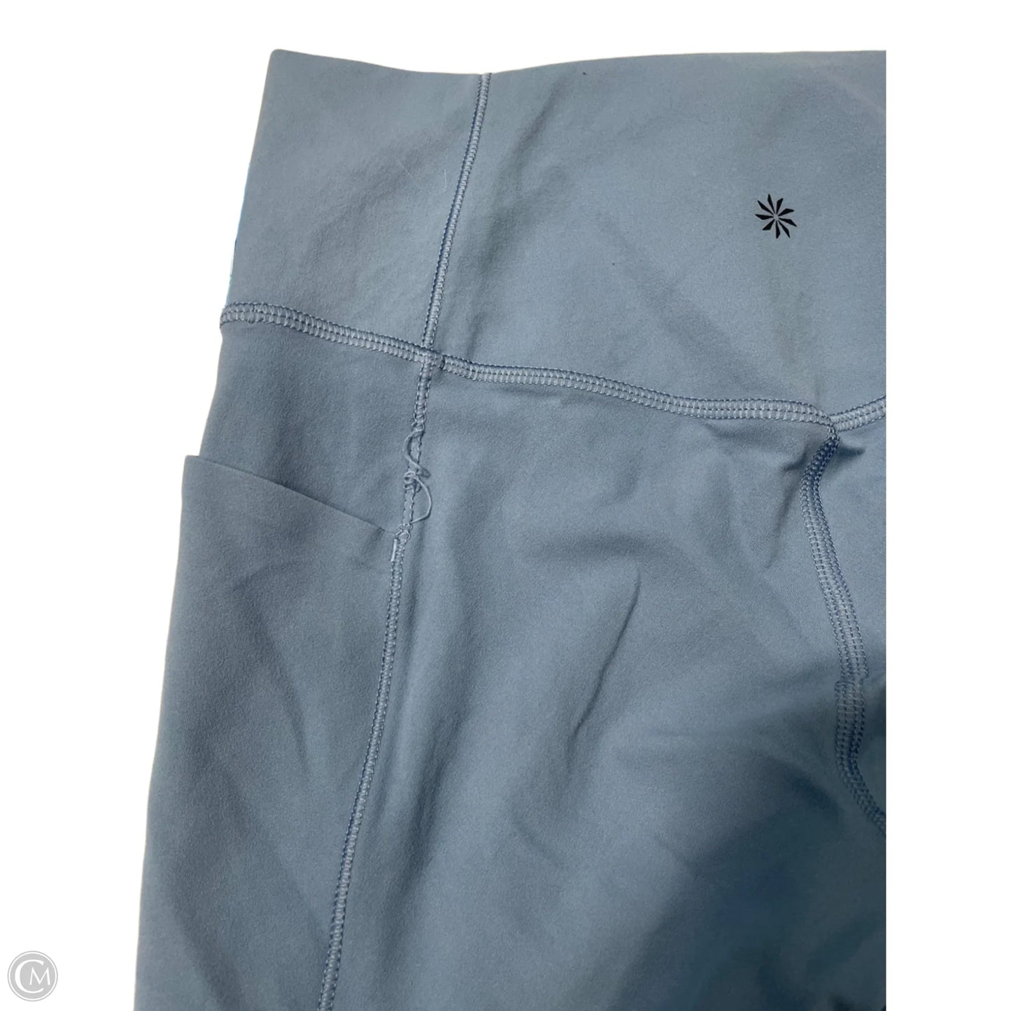 Athletic Leggings By Athleta In Blue, Size: M