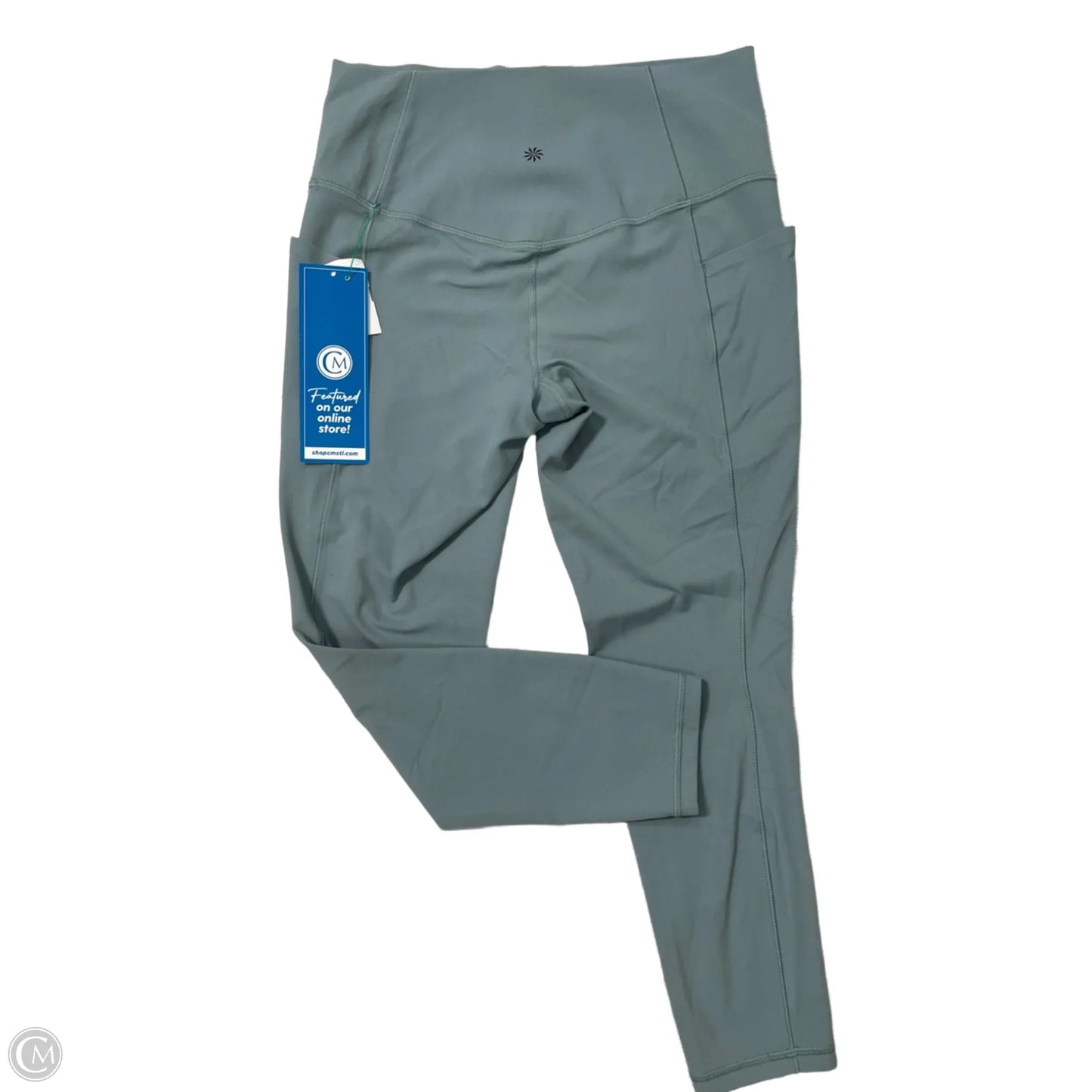 Athletic Leggings By Athleta In Green, Size: M