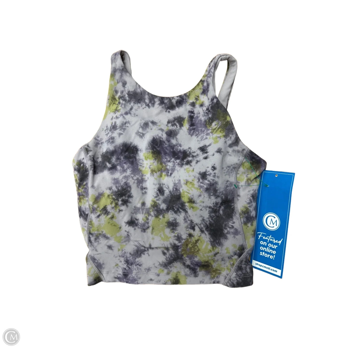 Athletic Tank Top By Lululemon In Tie Dye Print, Size: Xs
