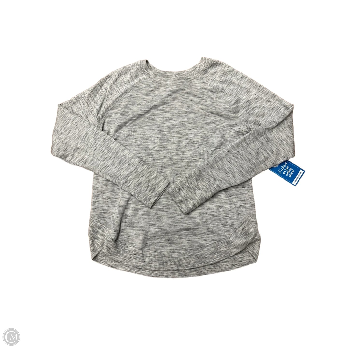 Athletic Top Long Sleeve Crewneck By Athleta In Grey, Size: S