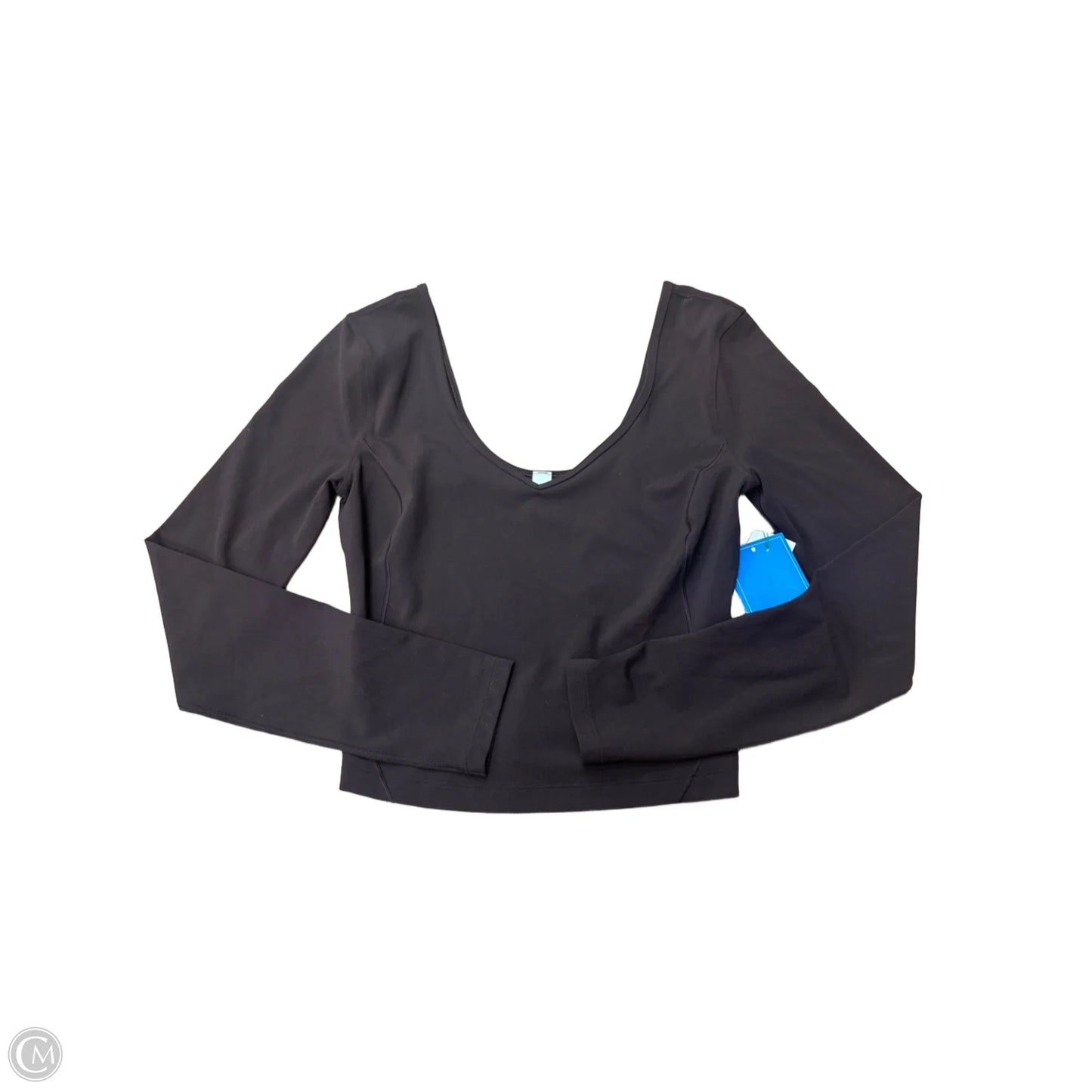 Athletic Top Long Sleeve Crewneck By Lululemon In Brown, Size: S