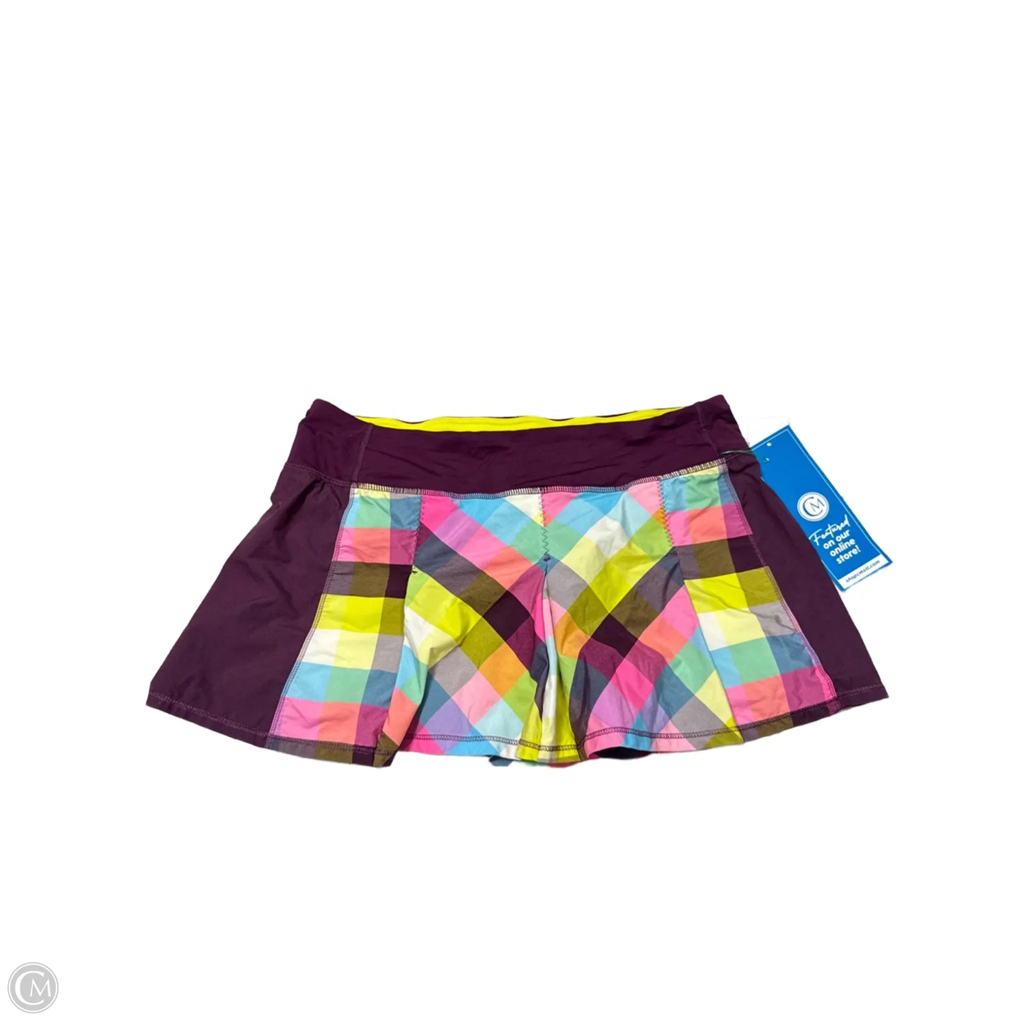 Athletic Skort By Lululemon In Multi-colored, Size: M