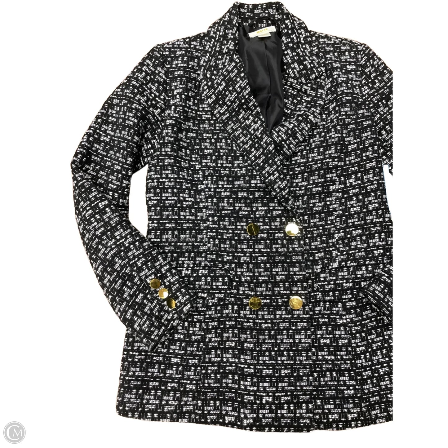 Blazer By Maeve In Black & White, Size: S