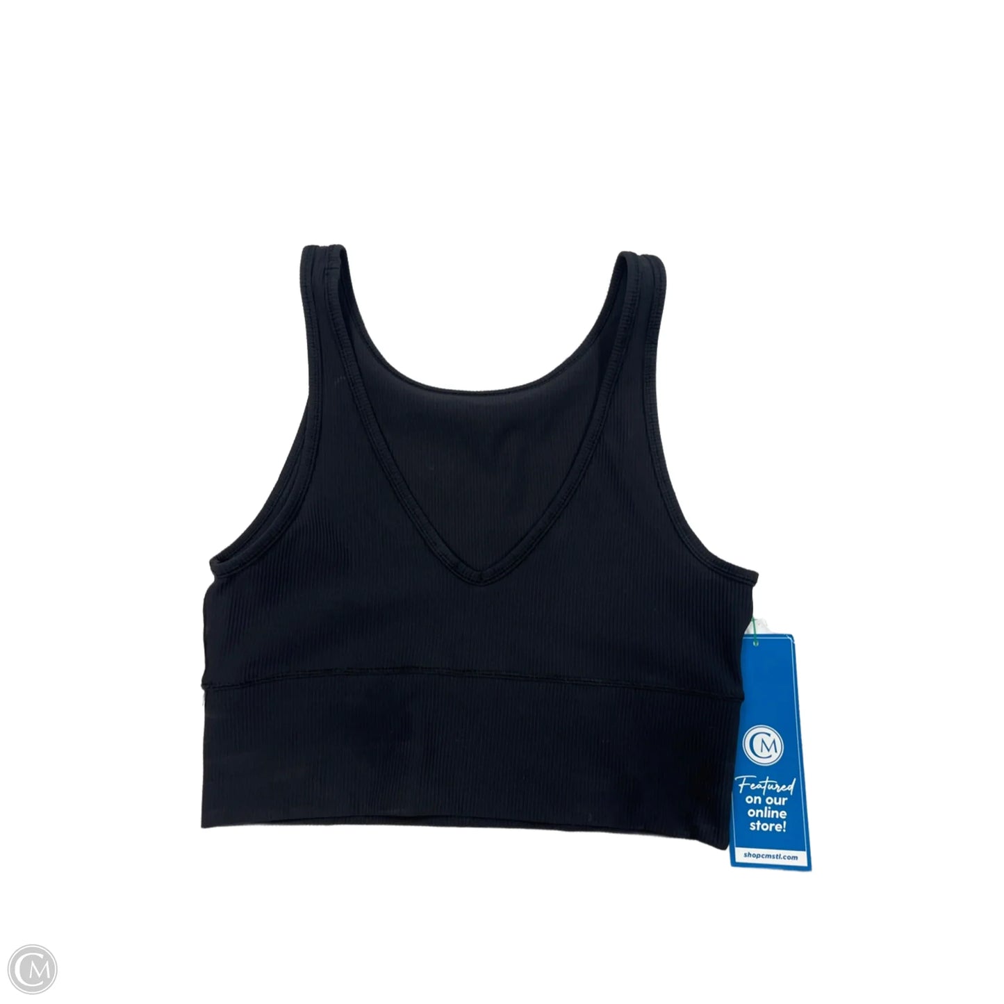 Athletic Tank Top By Lululemon In Black, Size: M