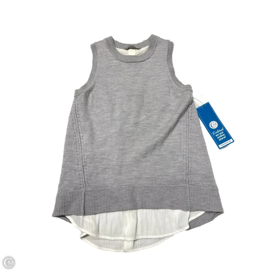 Athletic Tank Top By Athleta In Grey & White, Size: S