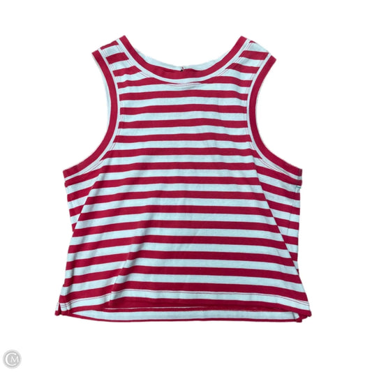 Top Sleeveless By Maeve In Striped Pattern, Size: S