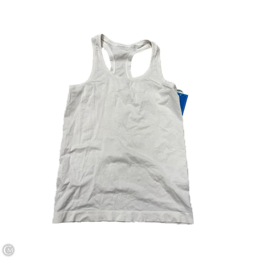 Athletic Tank Top By Lululemon In White, Size: S