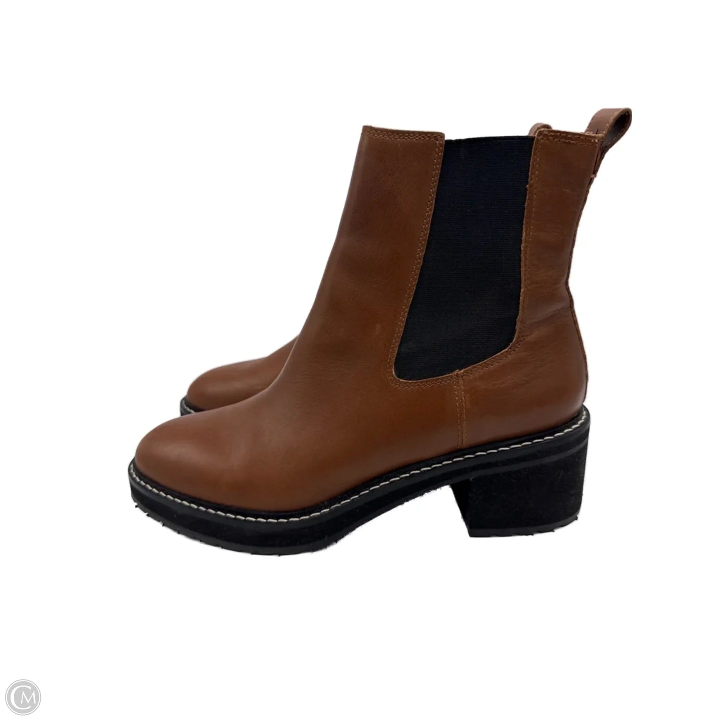 Boots Ankle Flats By Madewell In Brown, Size: 12