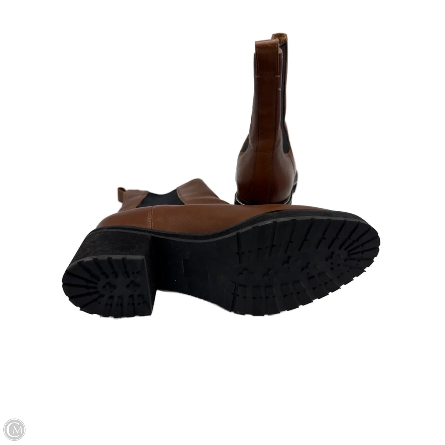 Boots Ankle Flats By Madewell In Brown, Size: 12