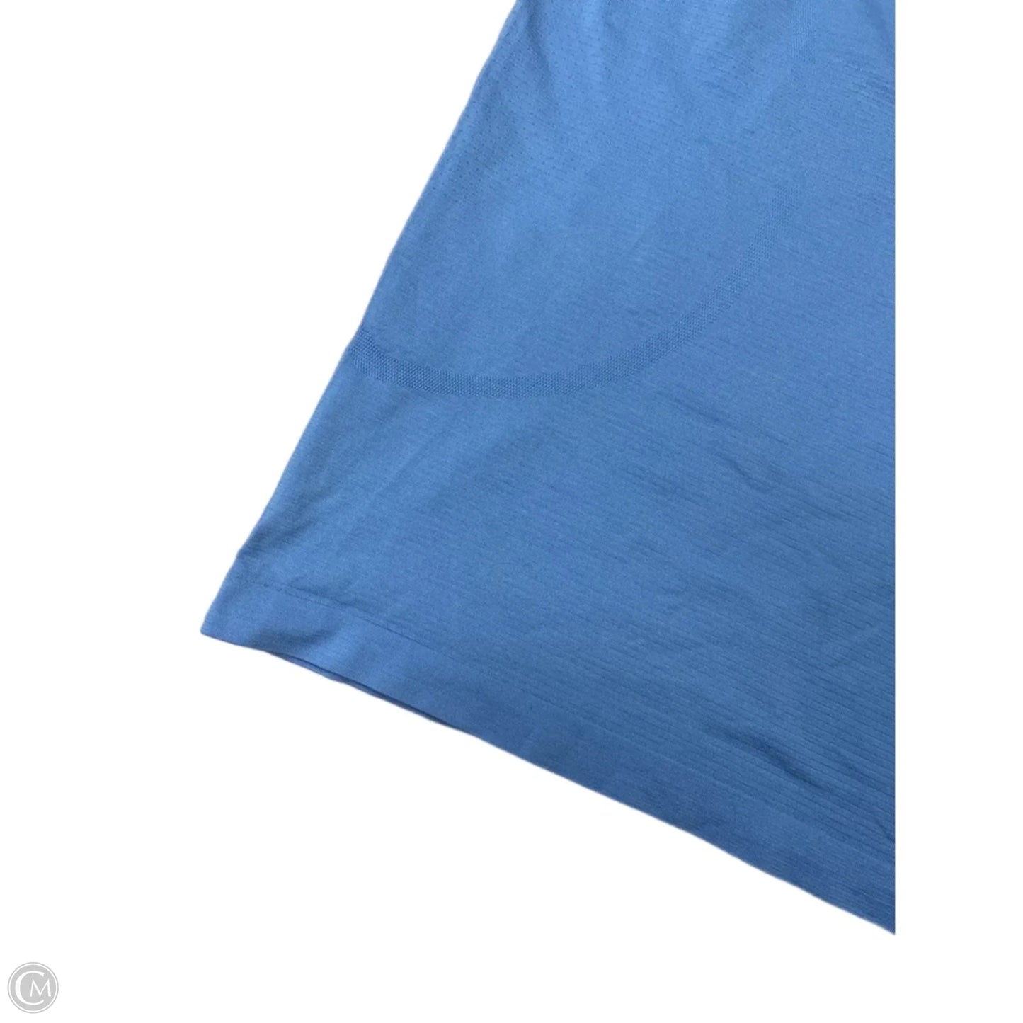 Athletic Top Short Sleeve By Lululemon In Blue, Size: M