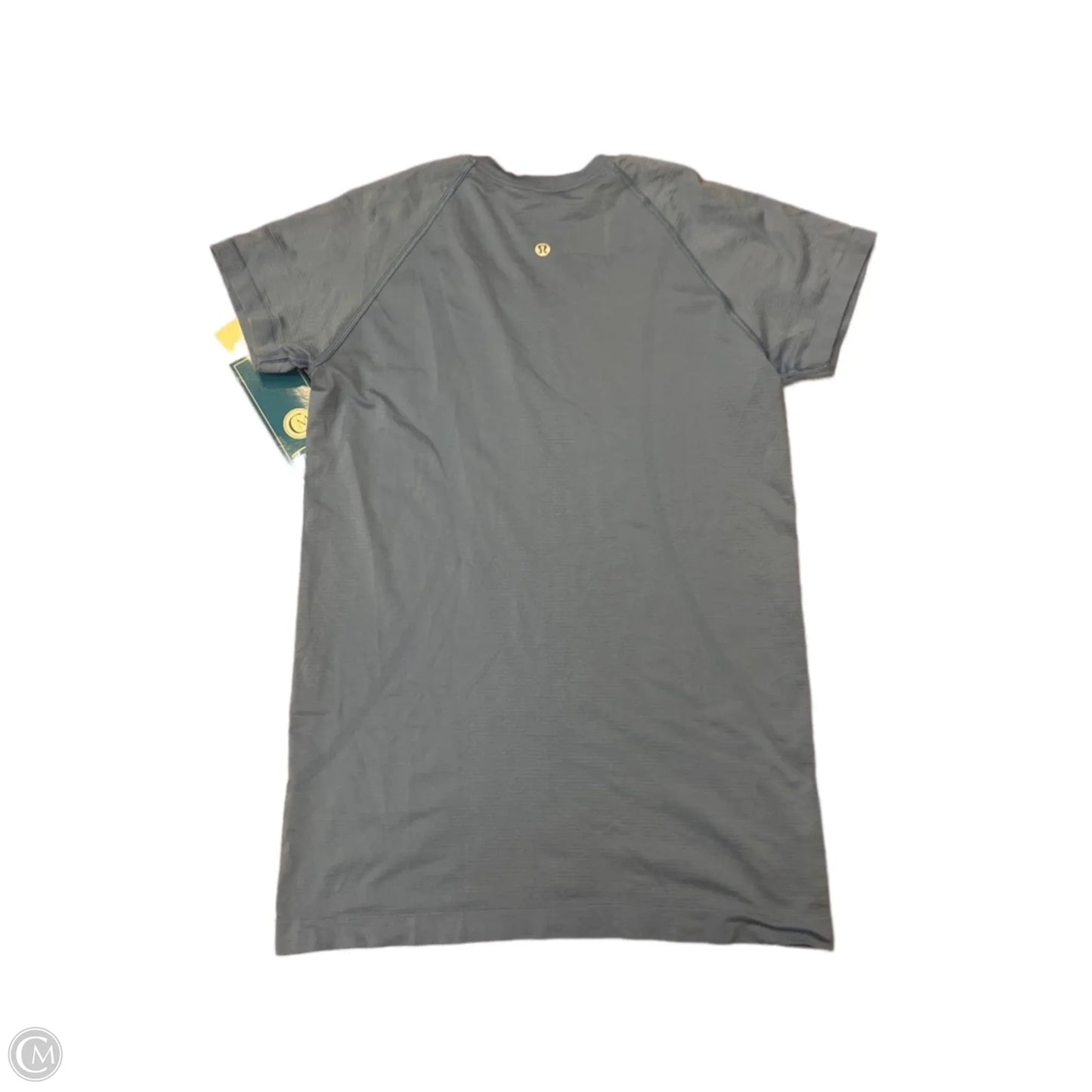 Athletic Top Short Sleeve By Lululemon In Blue, Size: M