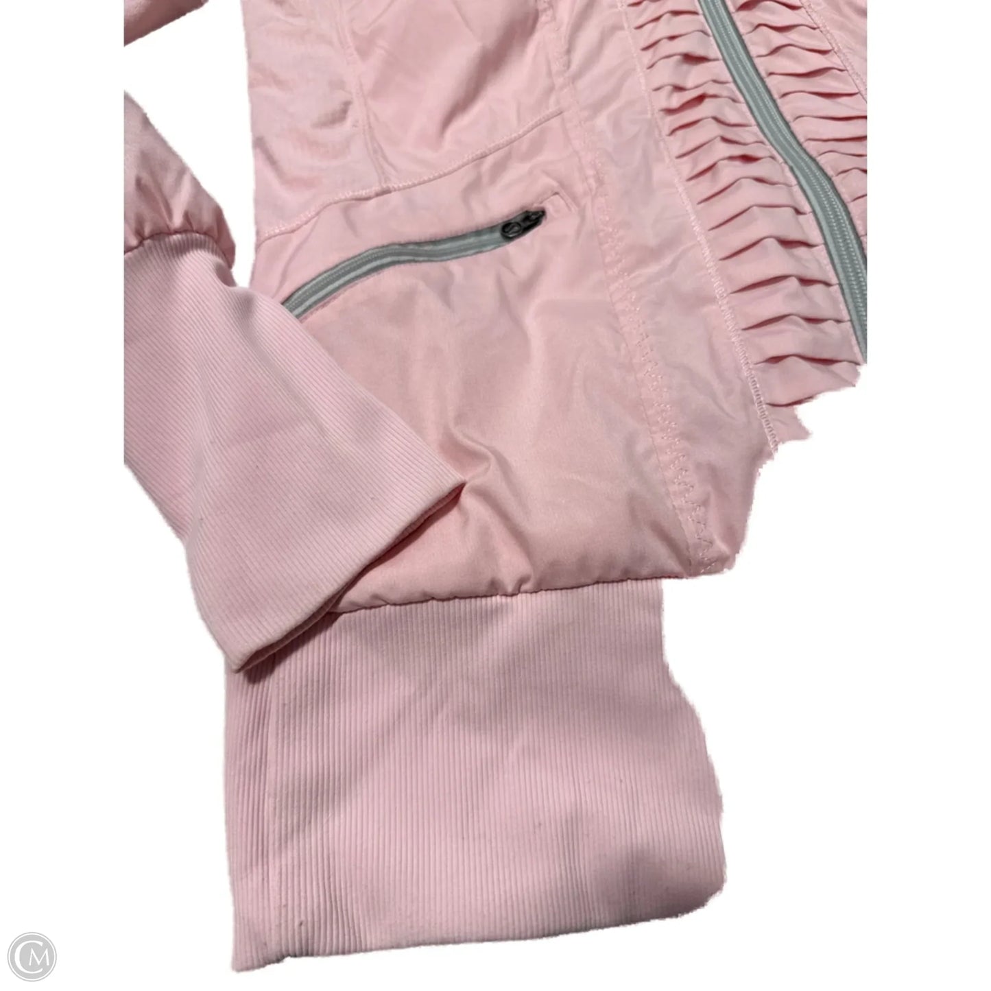 Athletic Jacket By Lululemon In Pink, Size: M