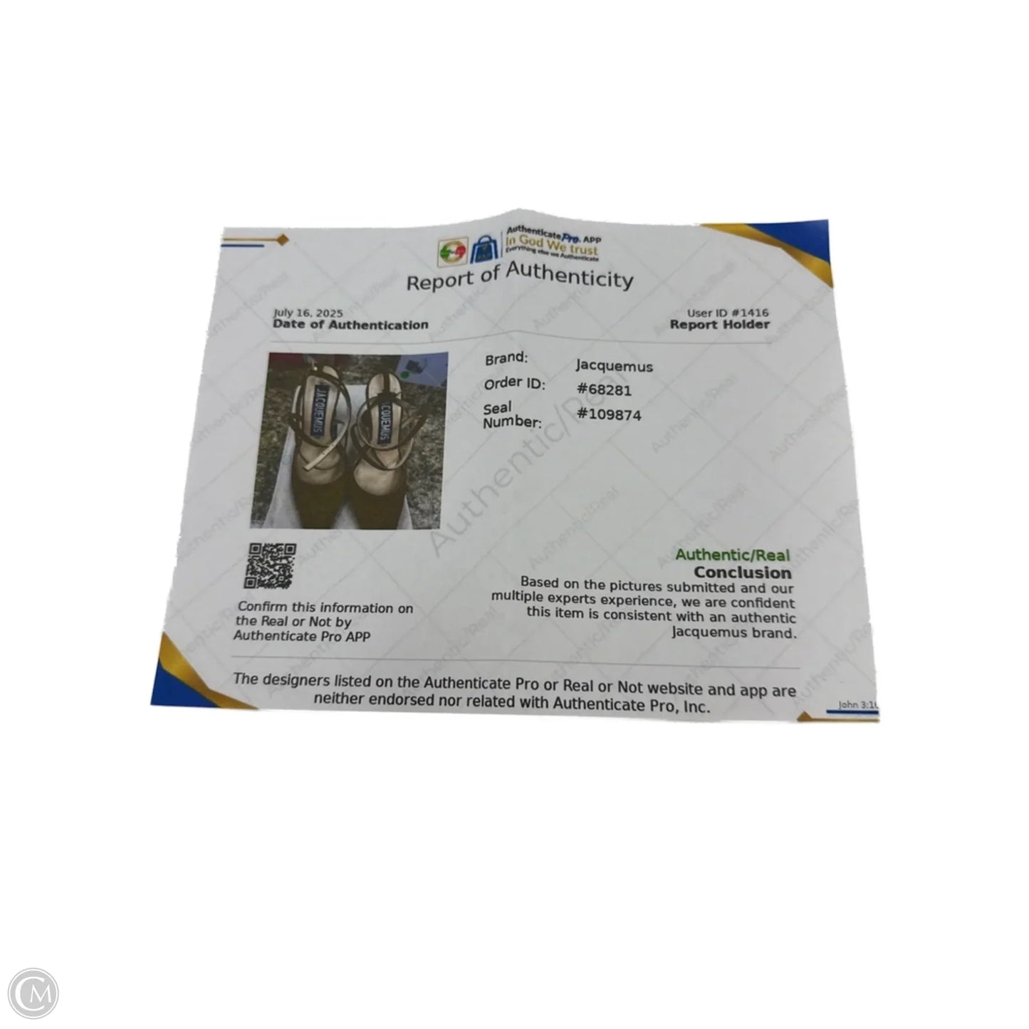 Shoes Designer By Jacquemus In Brown, Size: 8.5 (39)