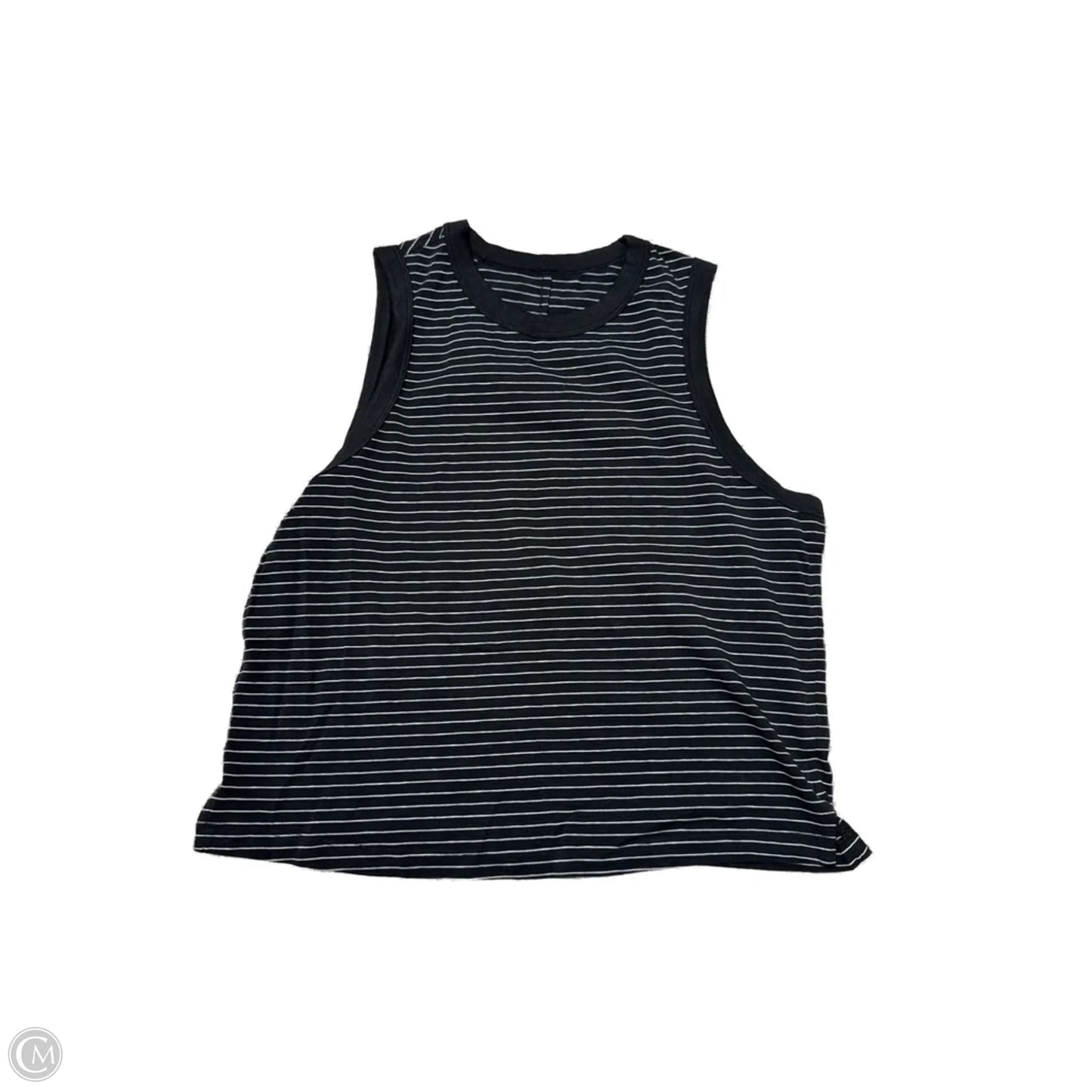 Athletic Tank Top By Lululemon In Striped Pattern, Size: S