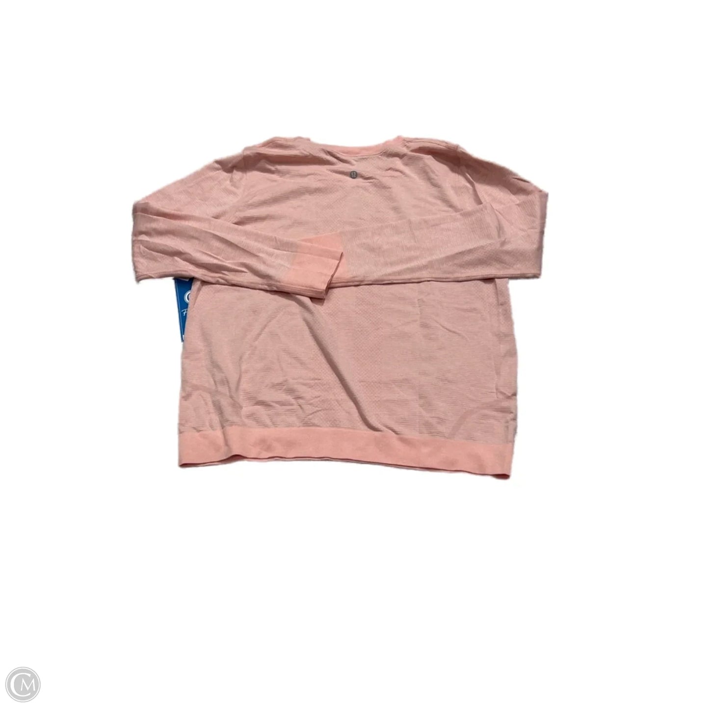 Athletic Top Long Sleeve Crewneck By Lululemon In Pink, Size: L