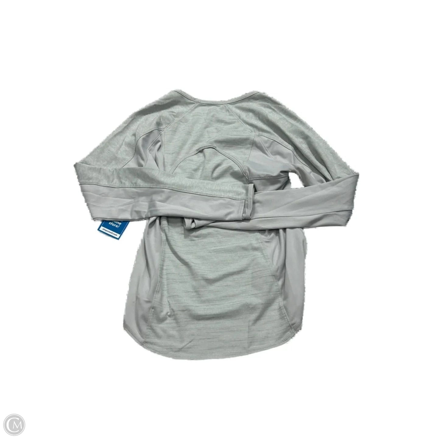 Athletic Top Long Sleeve Crewneck By Athleta In Grey, Size: M