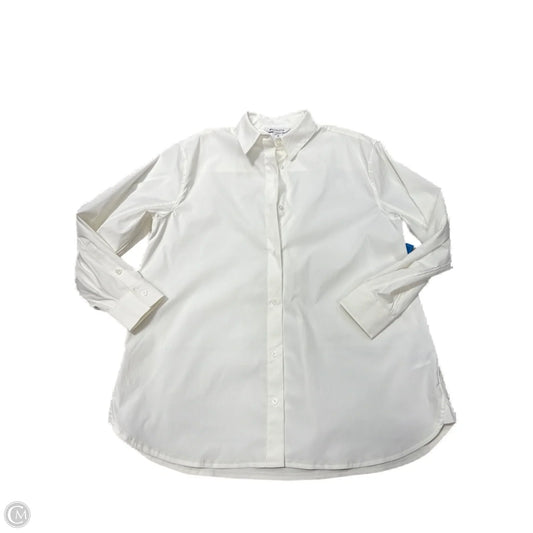Tunic Long Sleeve By Athleta In White, Size: M