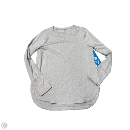 Athletic Top Long Sleeve Crewneck By Athleta In Grey, Size: L
