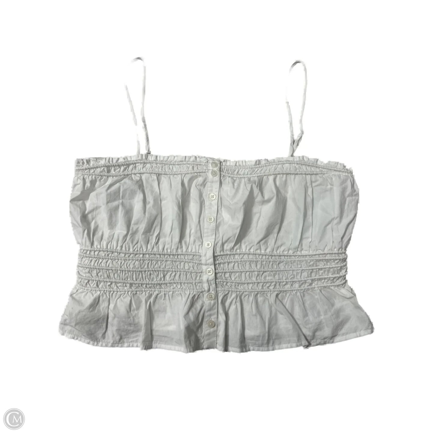 Top Sleeveless By Madewell In White, Size: M