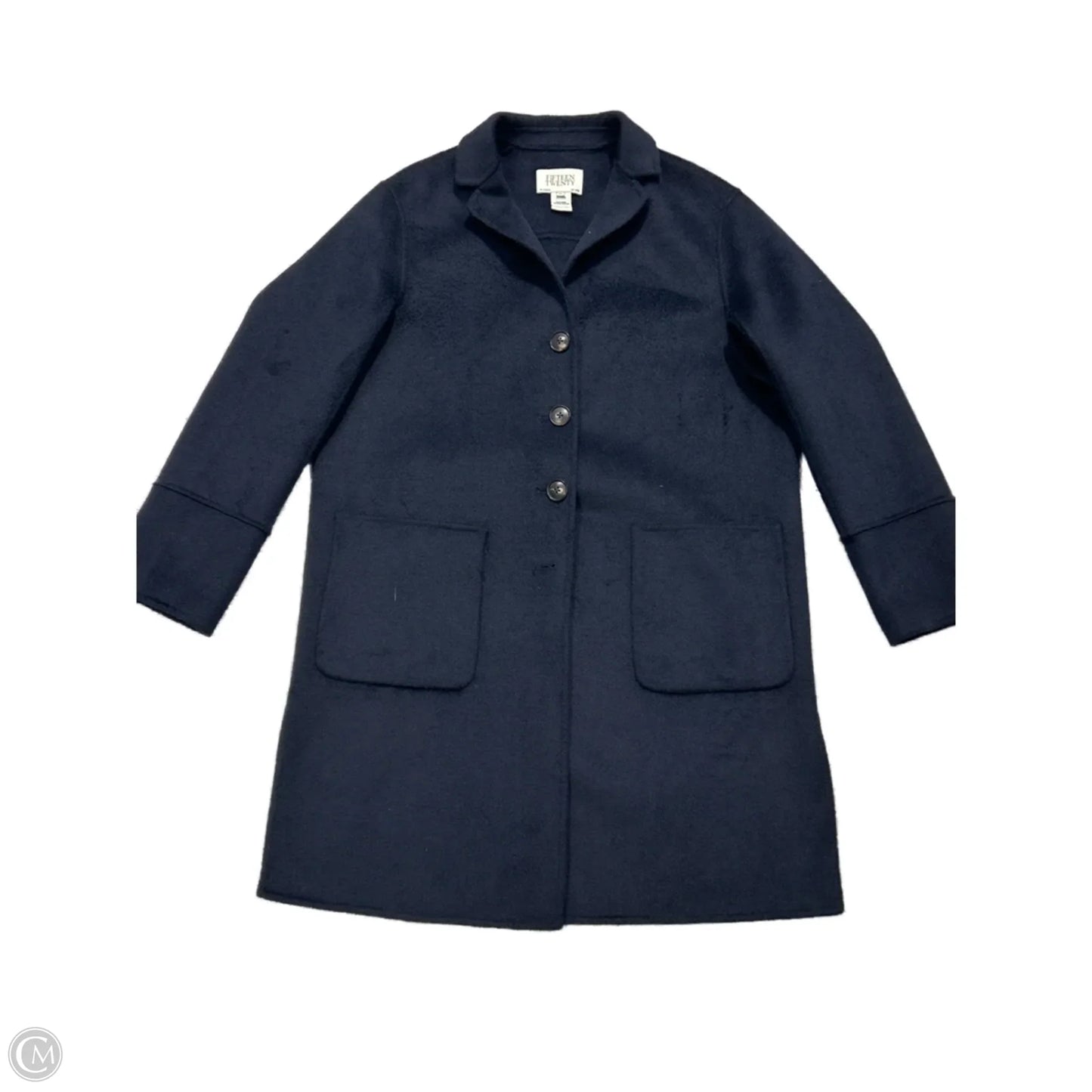 Coat Peacoat By Fifteen Twenty In Navy, Size: M