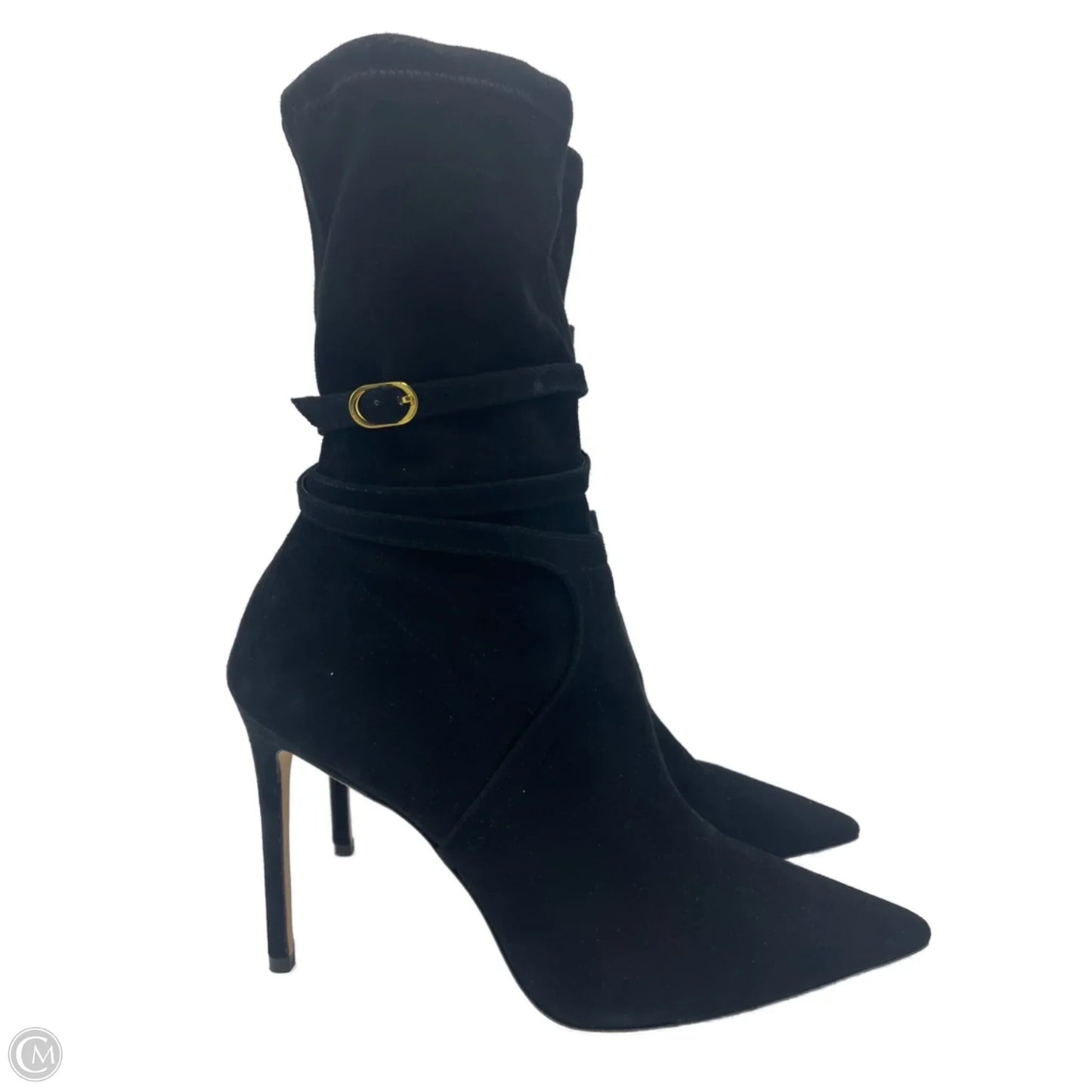 Boots Designer By Stuart Weitzman In Black, Size: 11