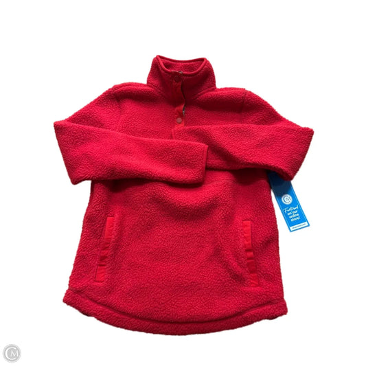 Sweatshirt Collar By Vineyard Vines In Red, Size: Xxs