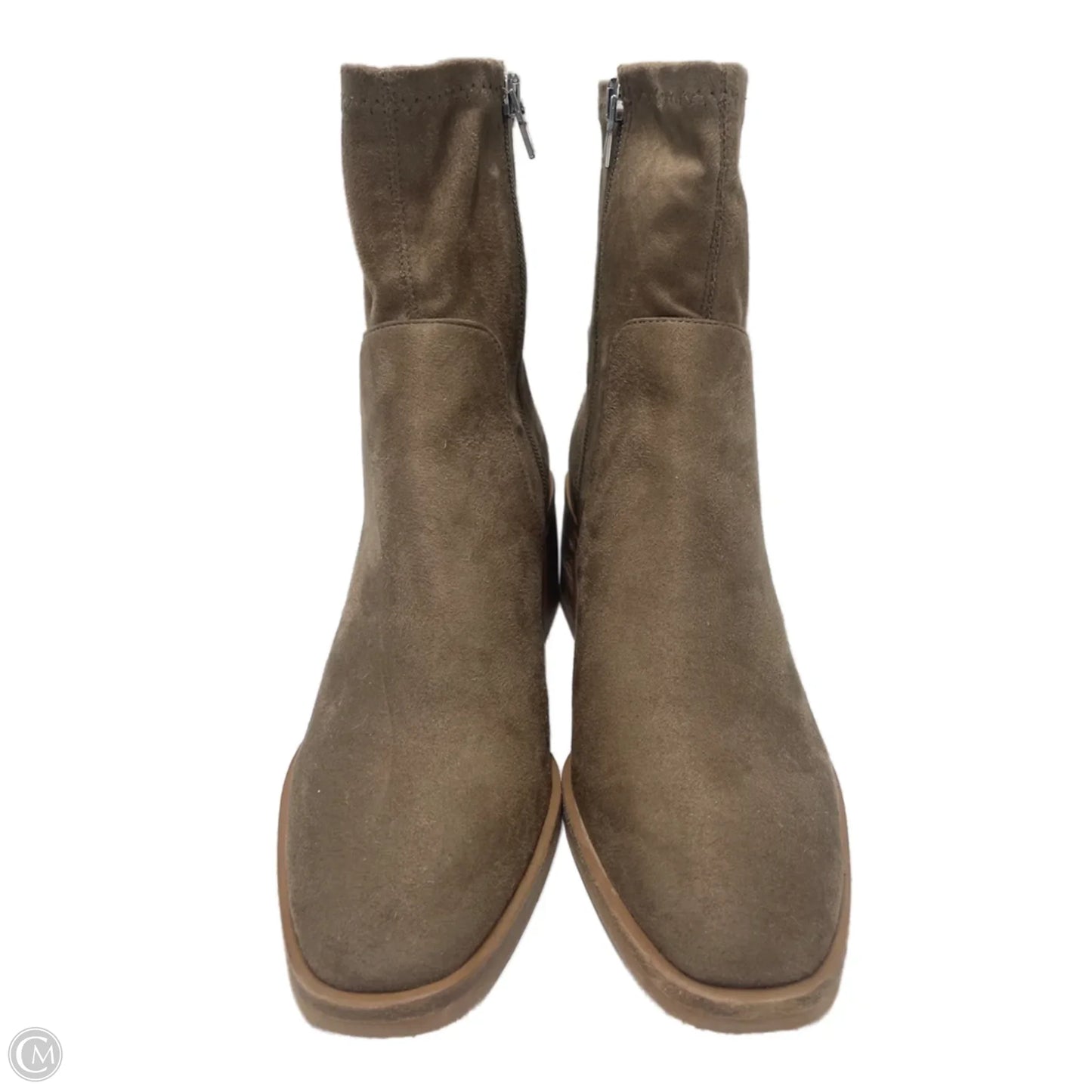 Boots Ankle Heels By Dolce Vita In Brown, Size: 7.5
