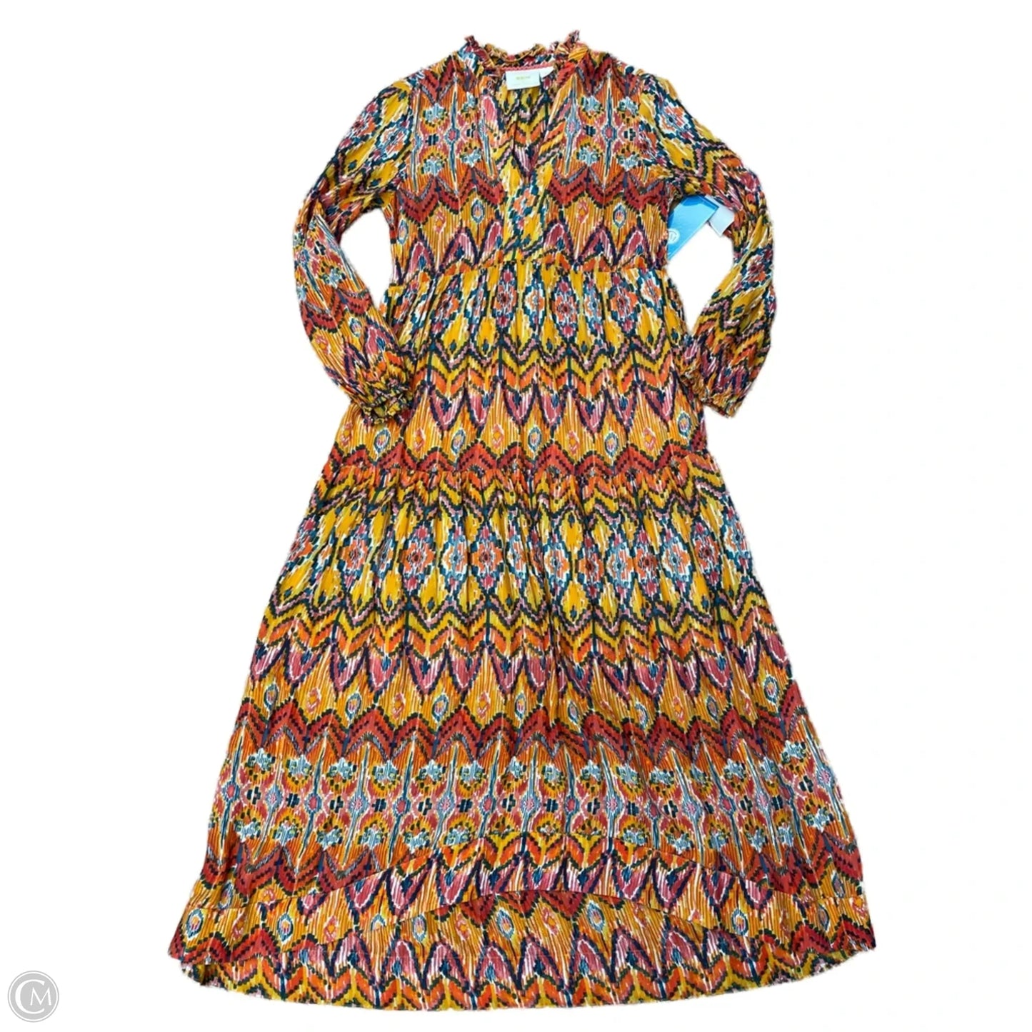 Dress Casual Midi By Maeve In Orange, Size: Xs