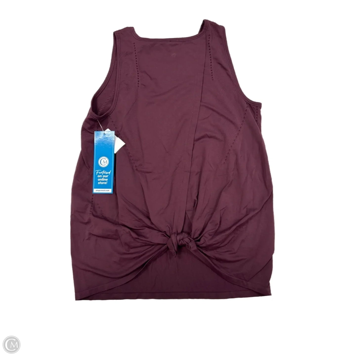 Athletic Tank Top By Athleta In Maroon, Size: L