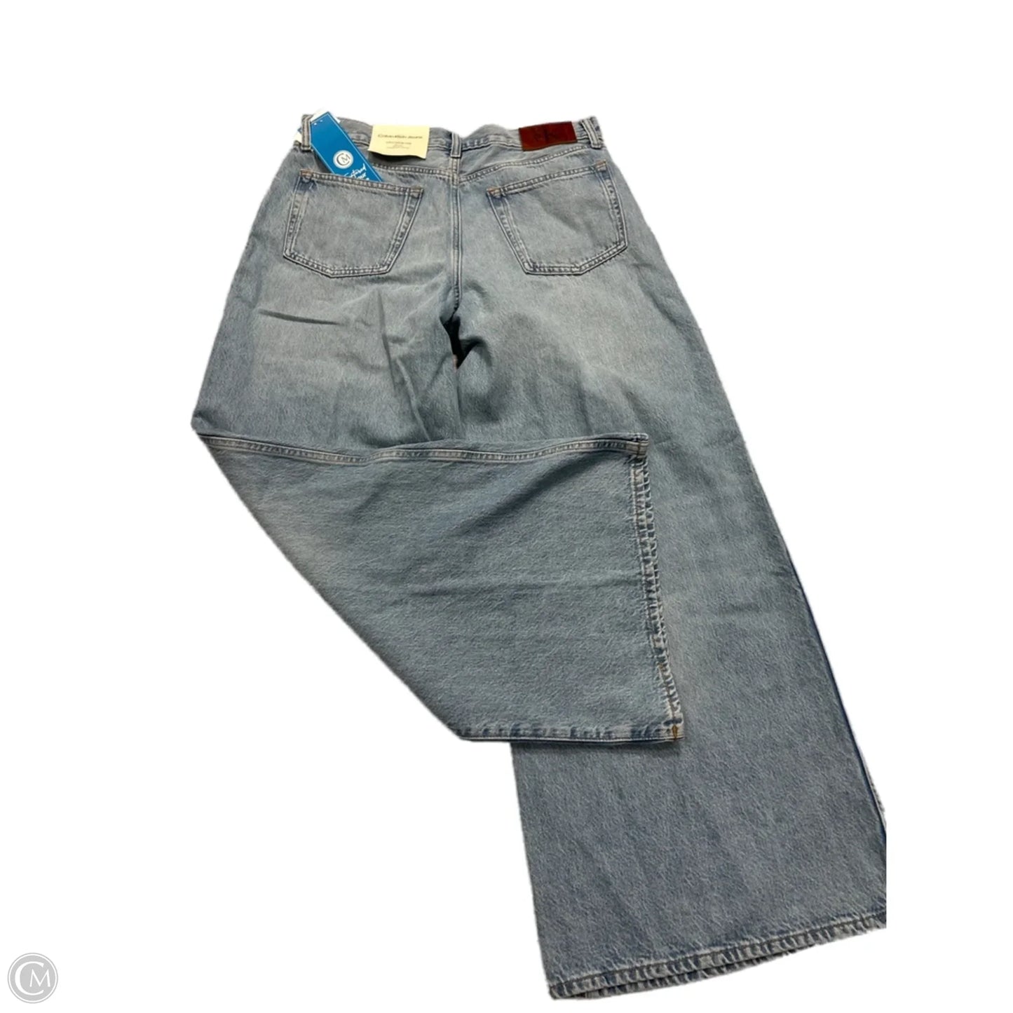 New! Jeans Wide Leg By Calvin Klein In Blue, Size: 10 (31)