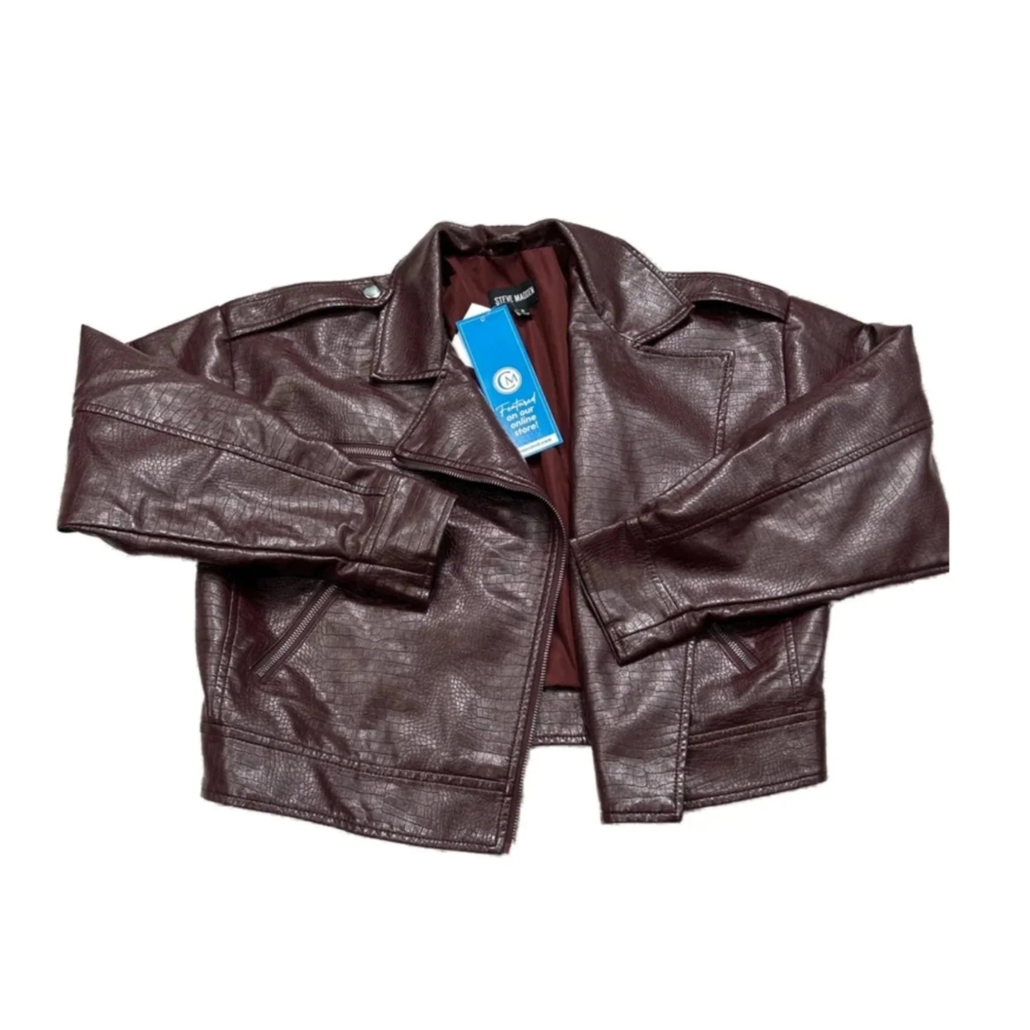 Jacket By Steve Madden In Red, Size: S