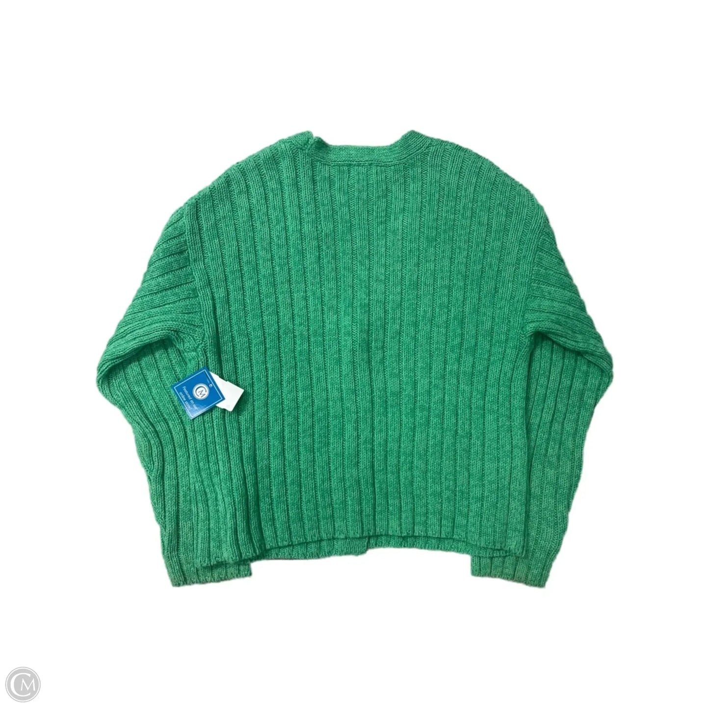 Sweater Cardigan By A New Day In Green, Size: S