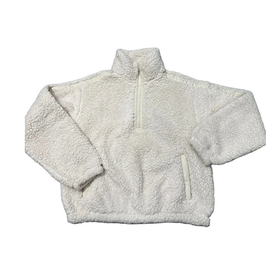 Athletic Sweatshirt Collar By Athleta In Cream, Size: S