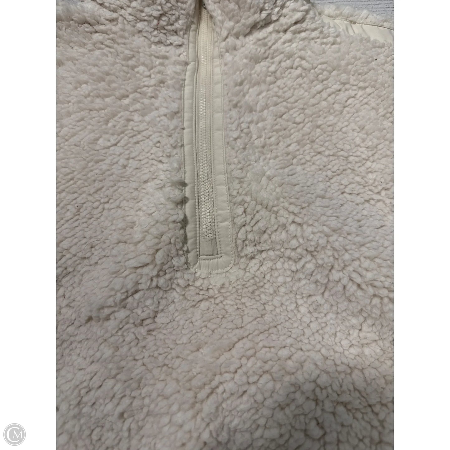 Athletic Sweatshirt Collar By Athleta In Cream, Size: S