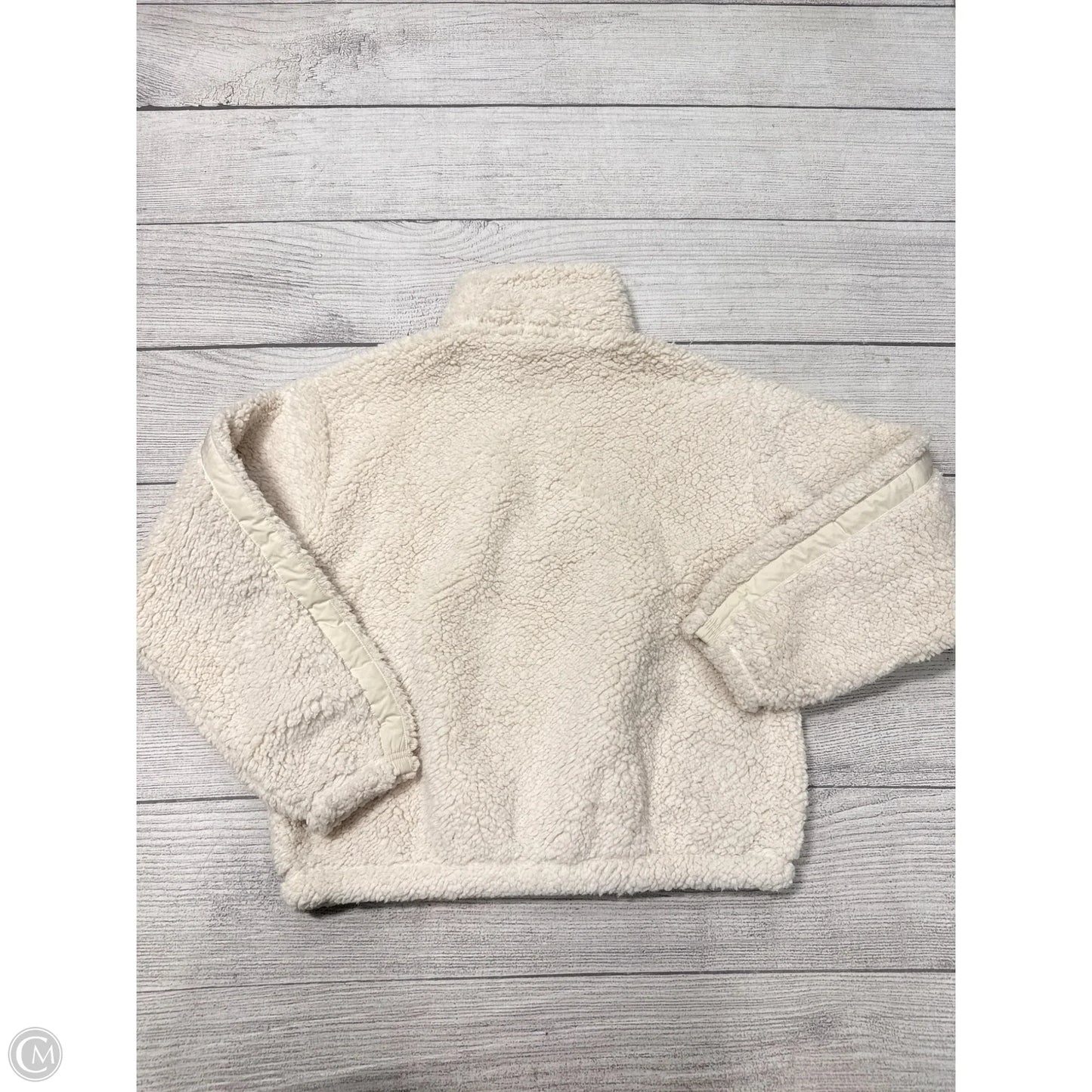 Athletic Sweatshirt Collar By Athleta In Cream, Size: S